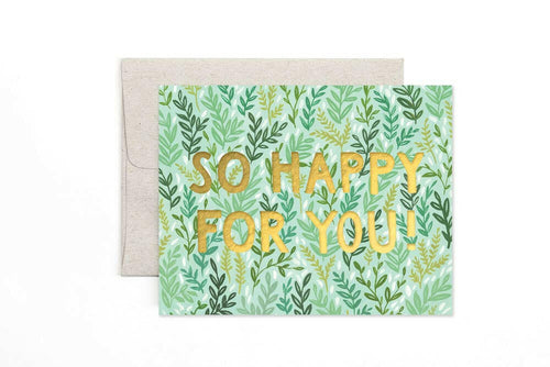 Mint Meadow Friendship Card.