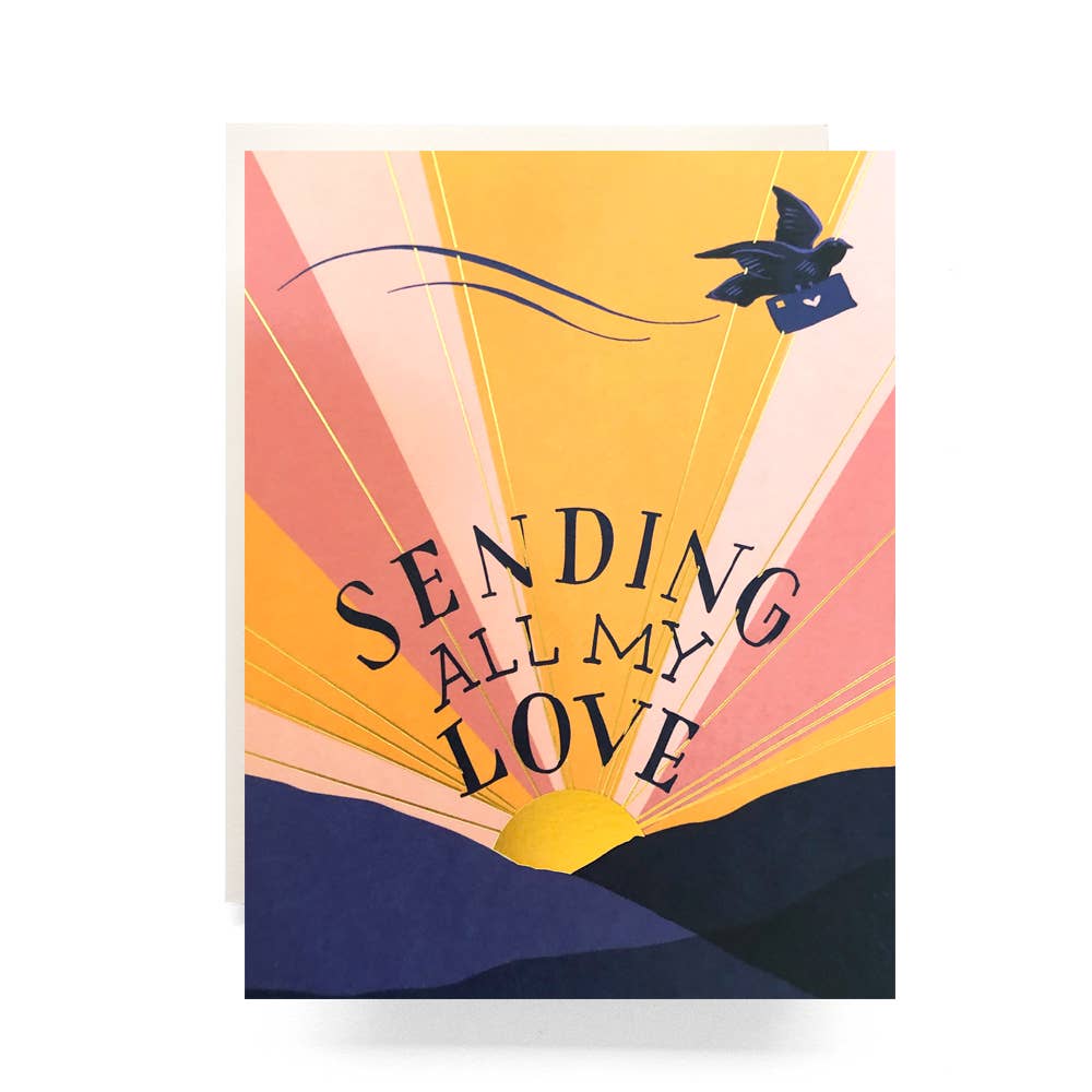Sending All My Love Greeting Card