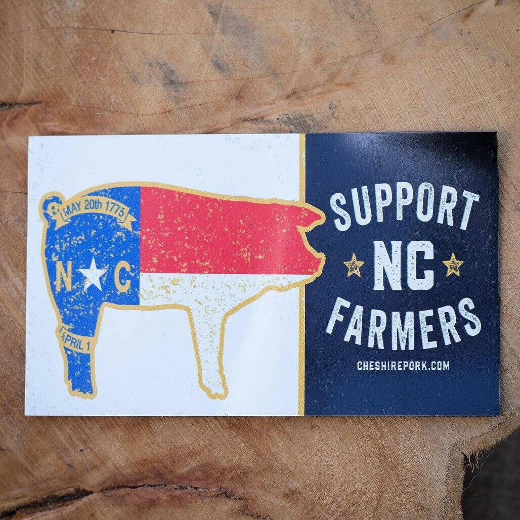 Support North Carolina Farmers Magnet.