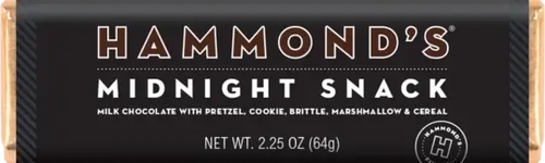 Midnight Snack Milk Chocolate Candy Bar 2.25oz.