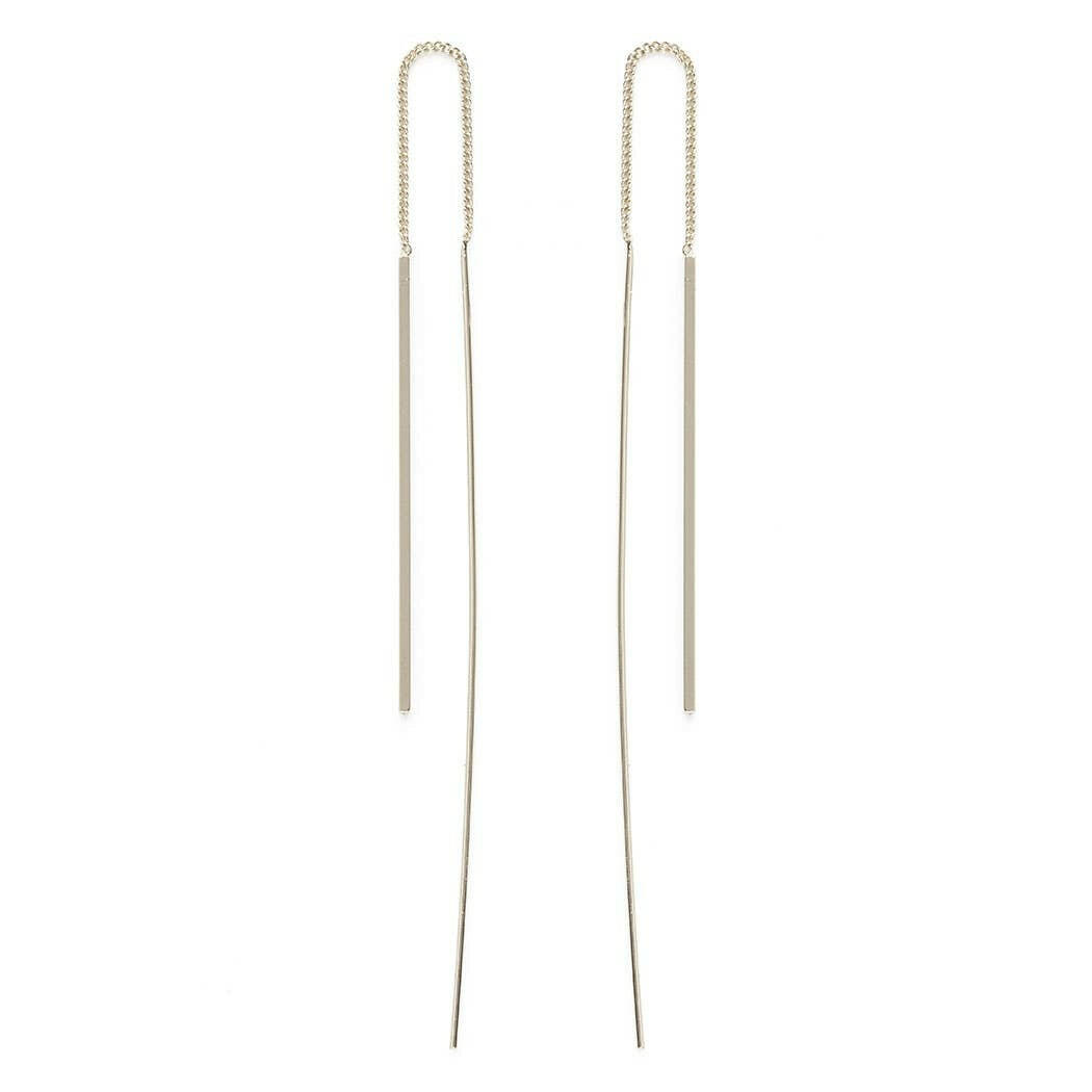 Needle and Thread Earrings.