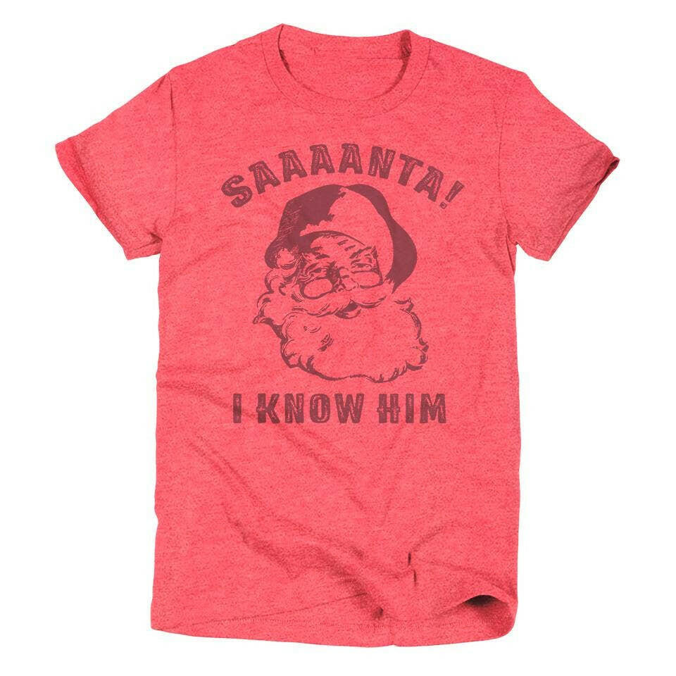 SAAAANTA! I Know Him | Kid's T-Shirt.