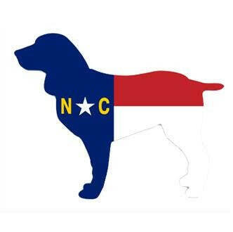 North Carolina Dog Decal.