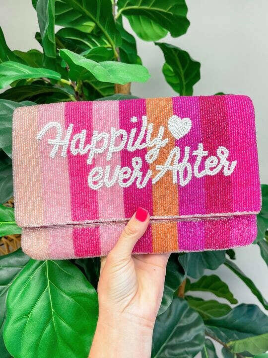 'Happily Ever After' Sequin Clutch.