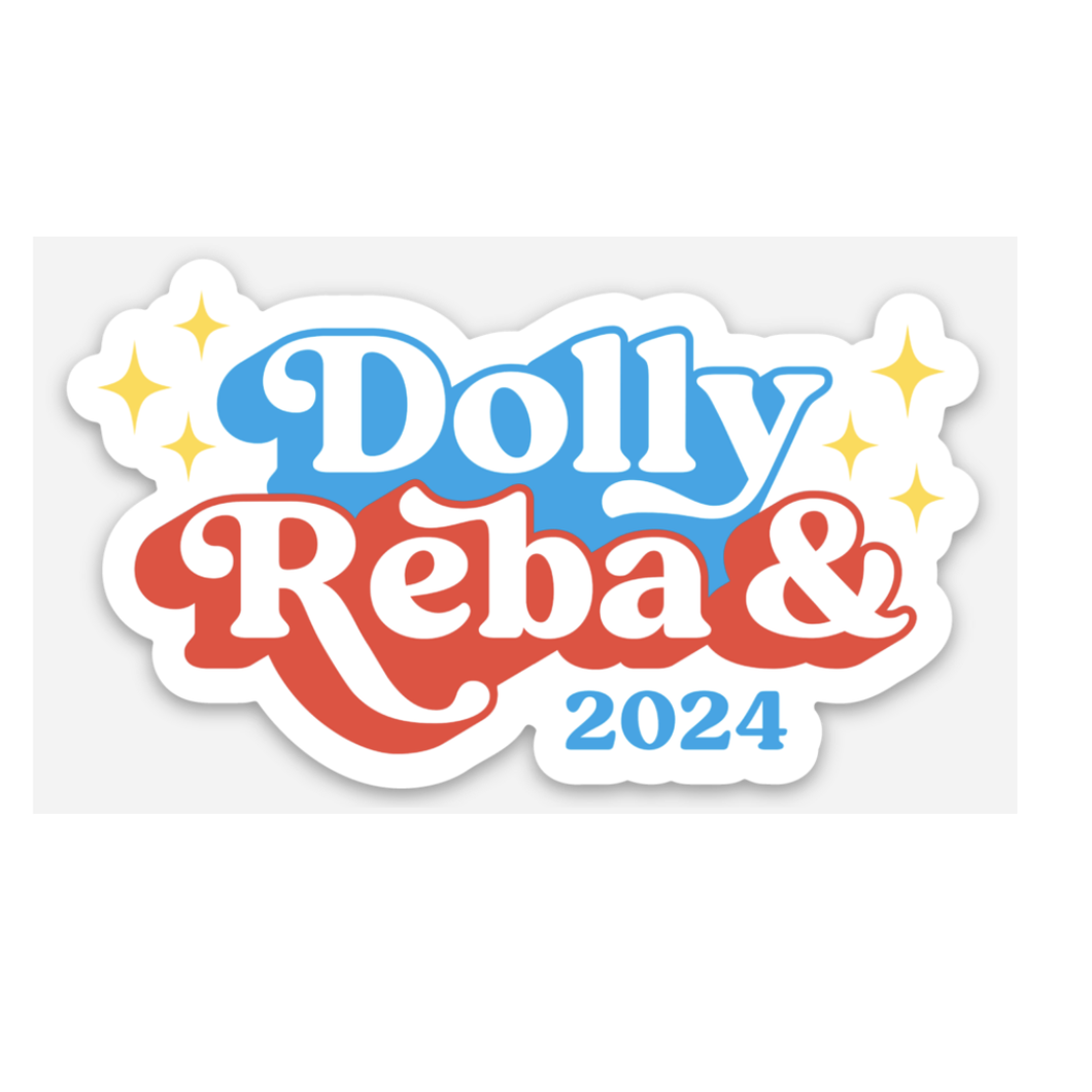 Dolly and Reba Sticker (Dolly Parton)