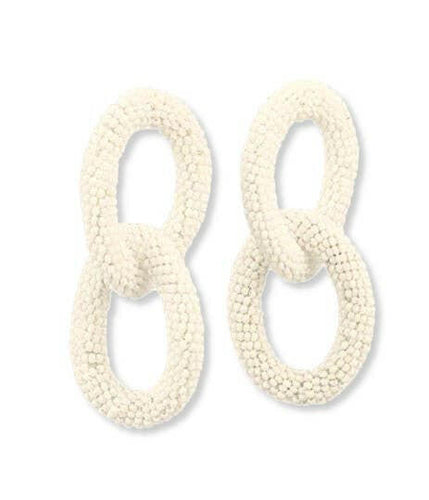Cream Beaded Link.