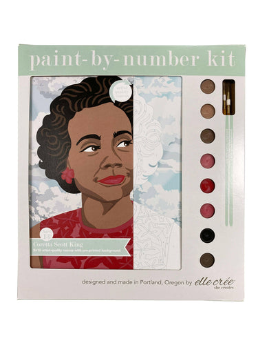 Coretta Scott King Paint-by-Number Kit.