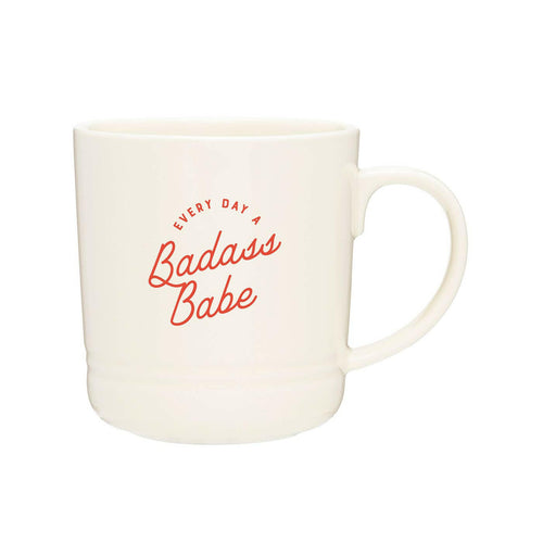 Badass Babe Ceramic Coffee Mug.