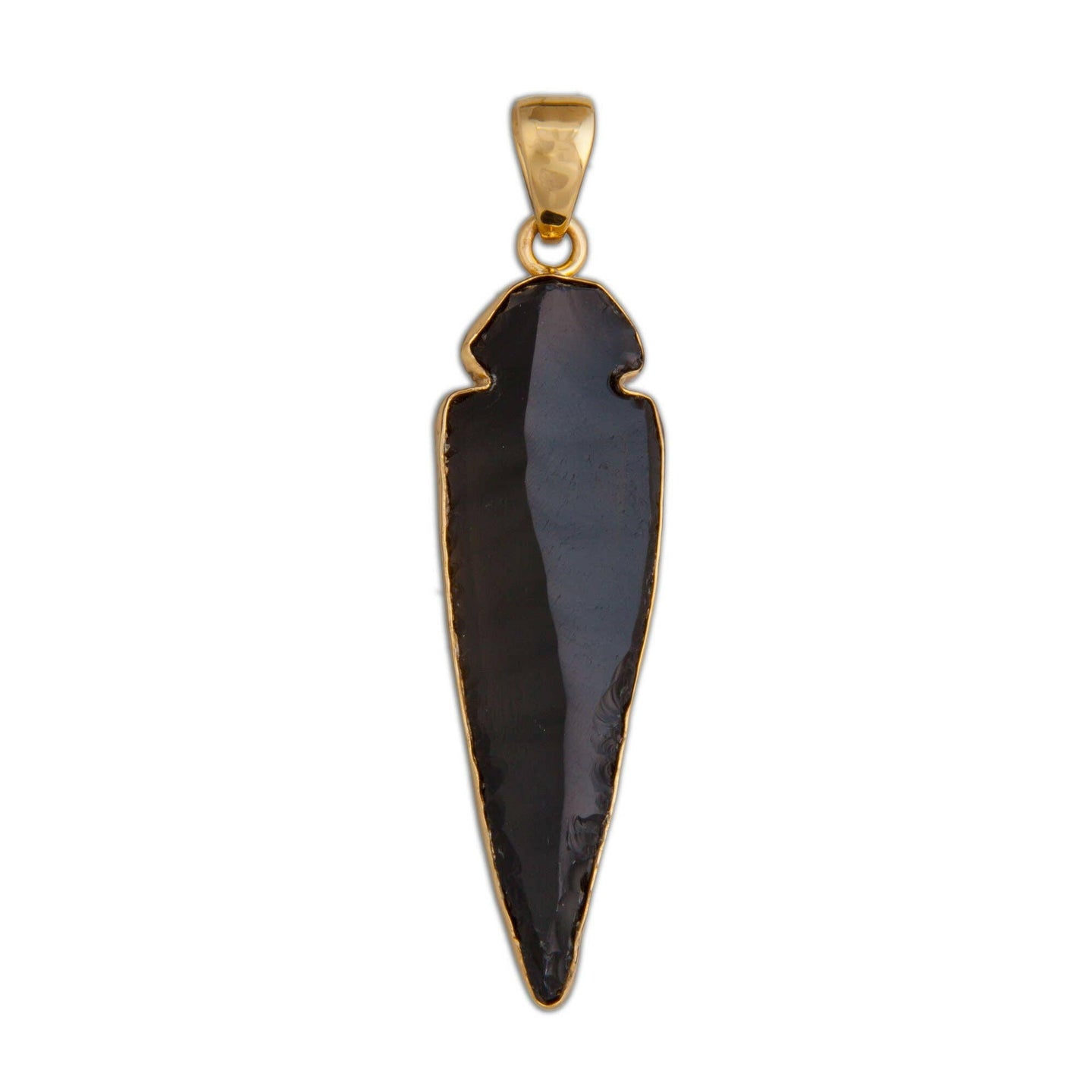 Alchemia Obsidian Arrowhead Pendant.