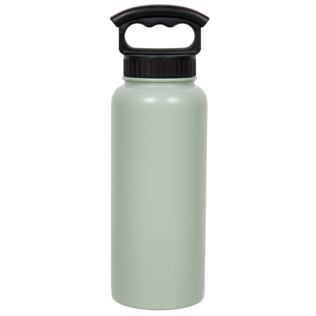 34 oz Double-Wall Vacuum Insulated Bottles w/ 3 Finger Grip