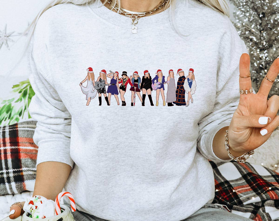 Taylor Santa Era's Outfits - Christmas Sweatshirt