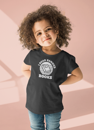 I Read Banned Books Kids bodysuit and shirts.