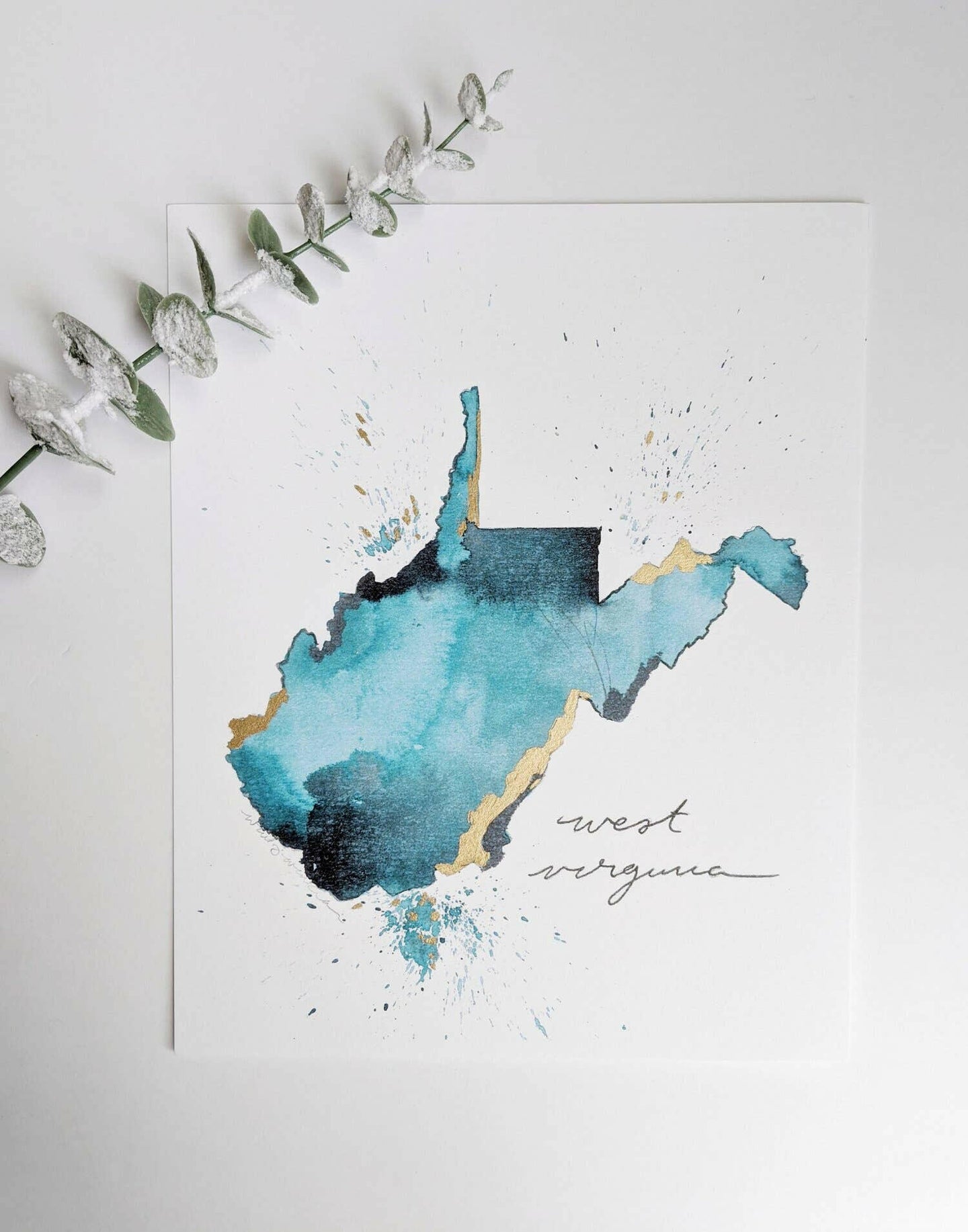 West Virginia Print.