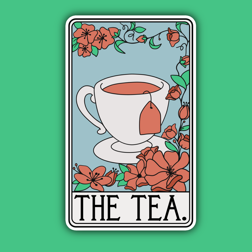 The Tea Tarot Card Magnet