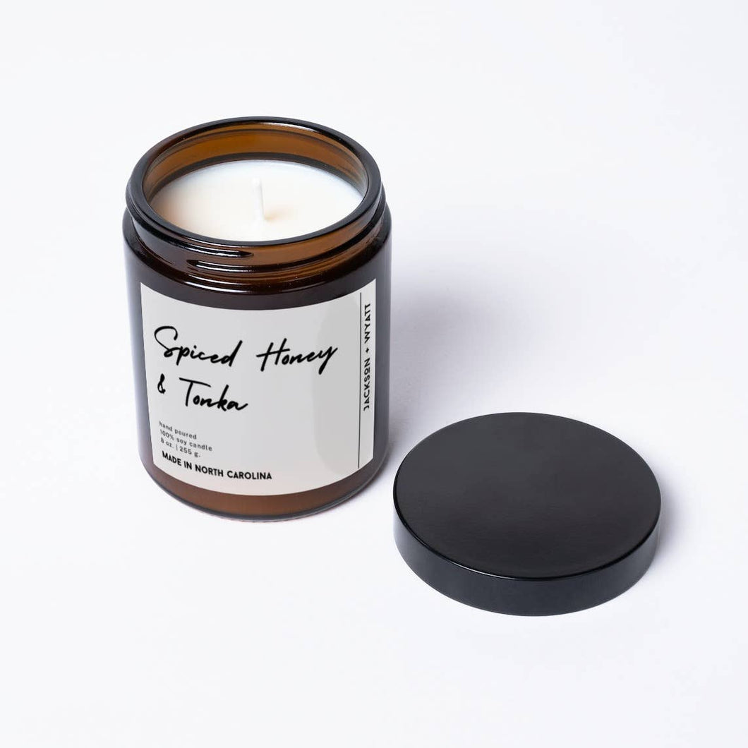 Spiced Honey & Tonka - Organic Soy Candle - Fall/Winter