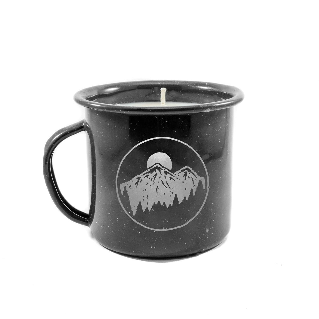 Night Sky Enamel Cup Candle