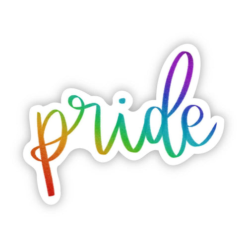 Pride Calligraphy Sticker.