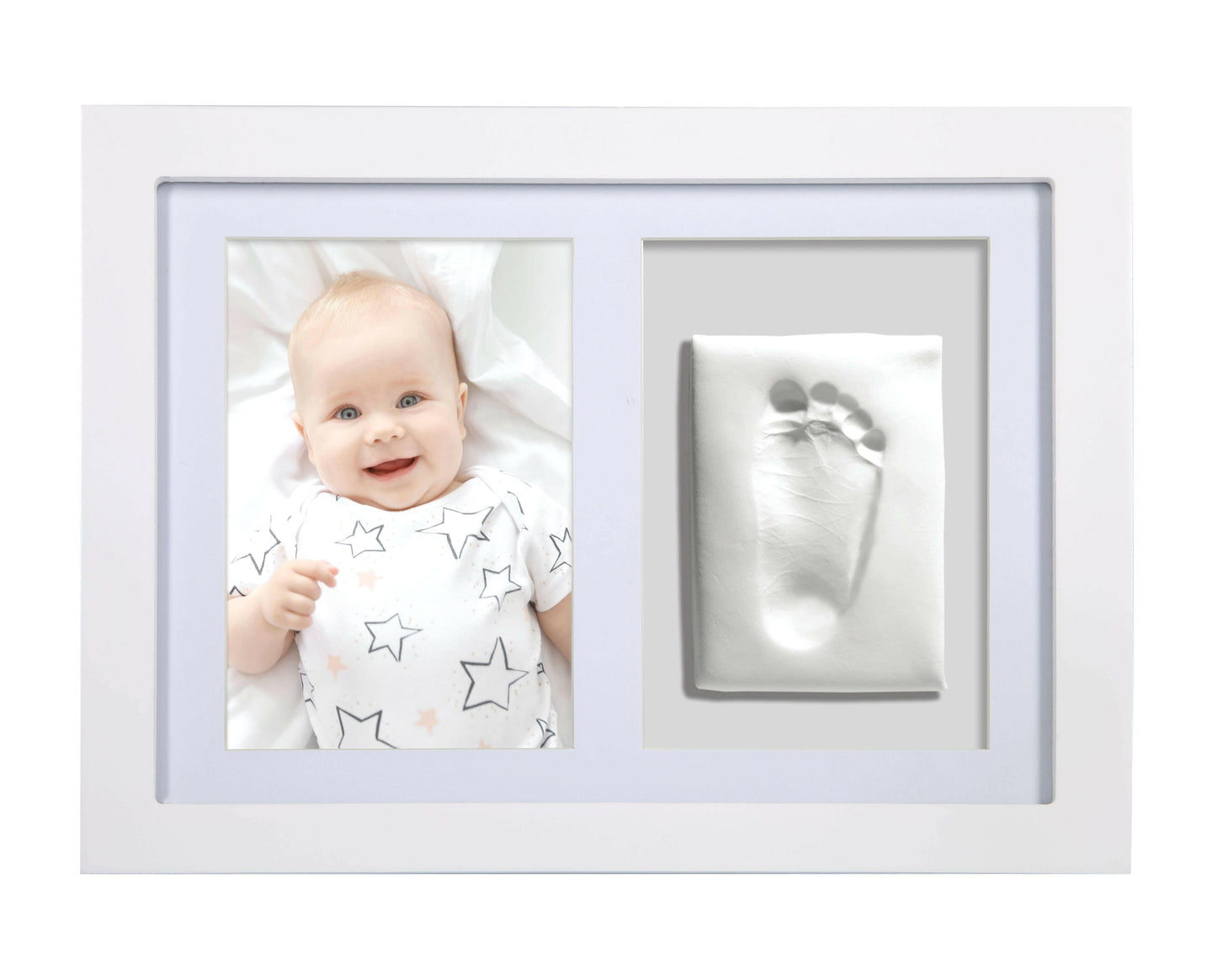 Baby’s Print Frame and Clay Kit, White.