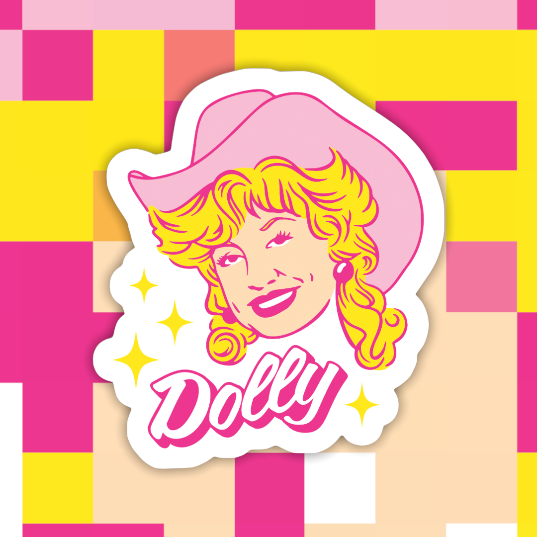 Dolly Parton Sticker.