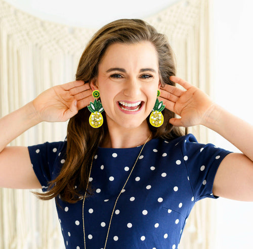 Pineapple Party Earrings.