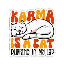 Load image into Gallery viewer, Taylor Swift Karma is a Cat Vinyl Waterproof Stickers
