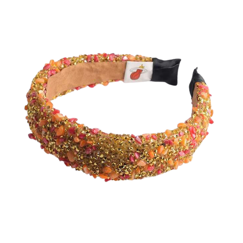 All That Glitters Headband - Miami Heat.