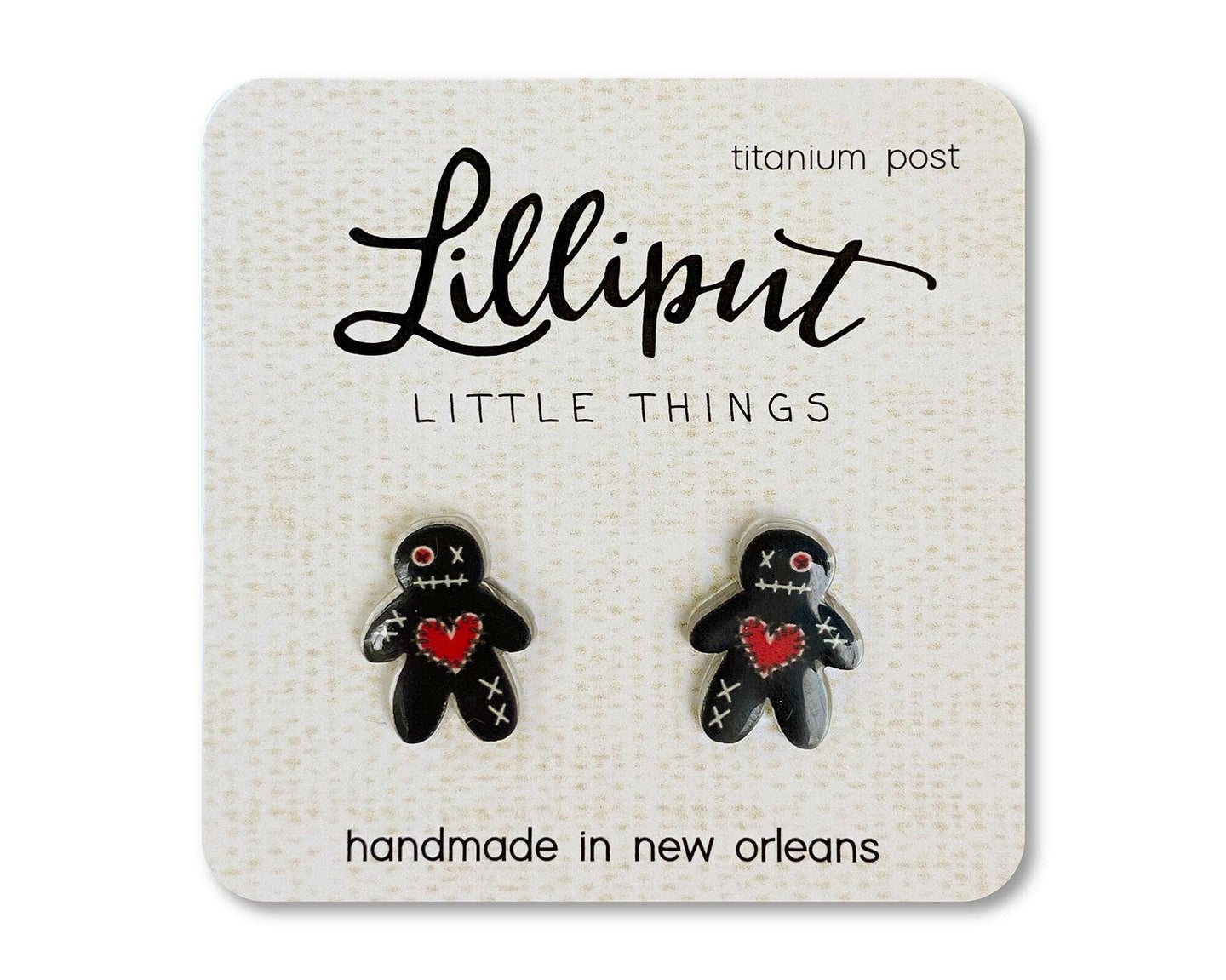 Voodoo Doll Earrings.