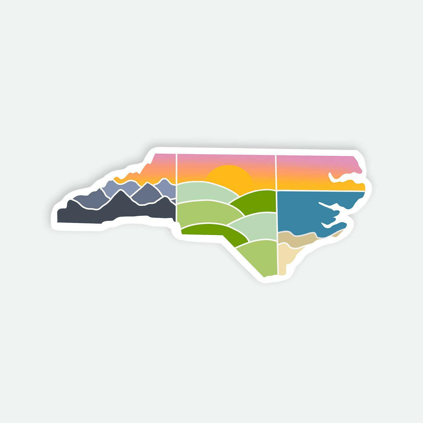 NC Landscapes — Sticker.