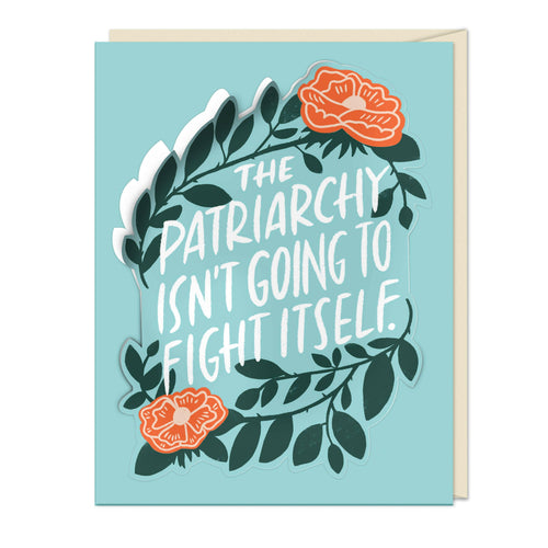 Patriarchy Sticker Card.