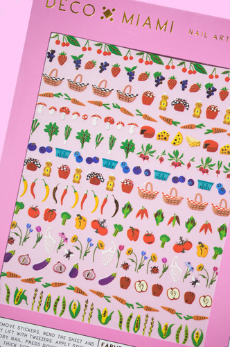 Nail Art Stickers - Farmer's Market.