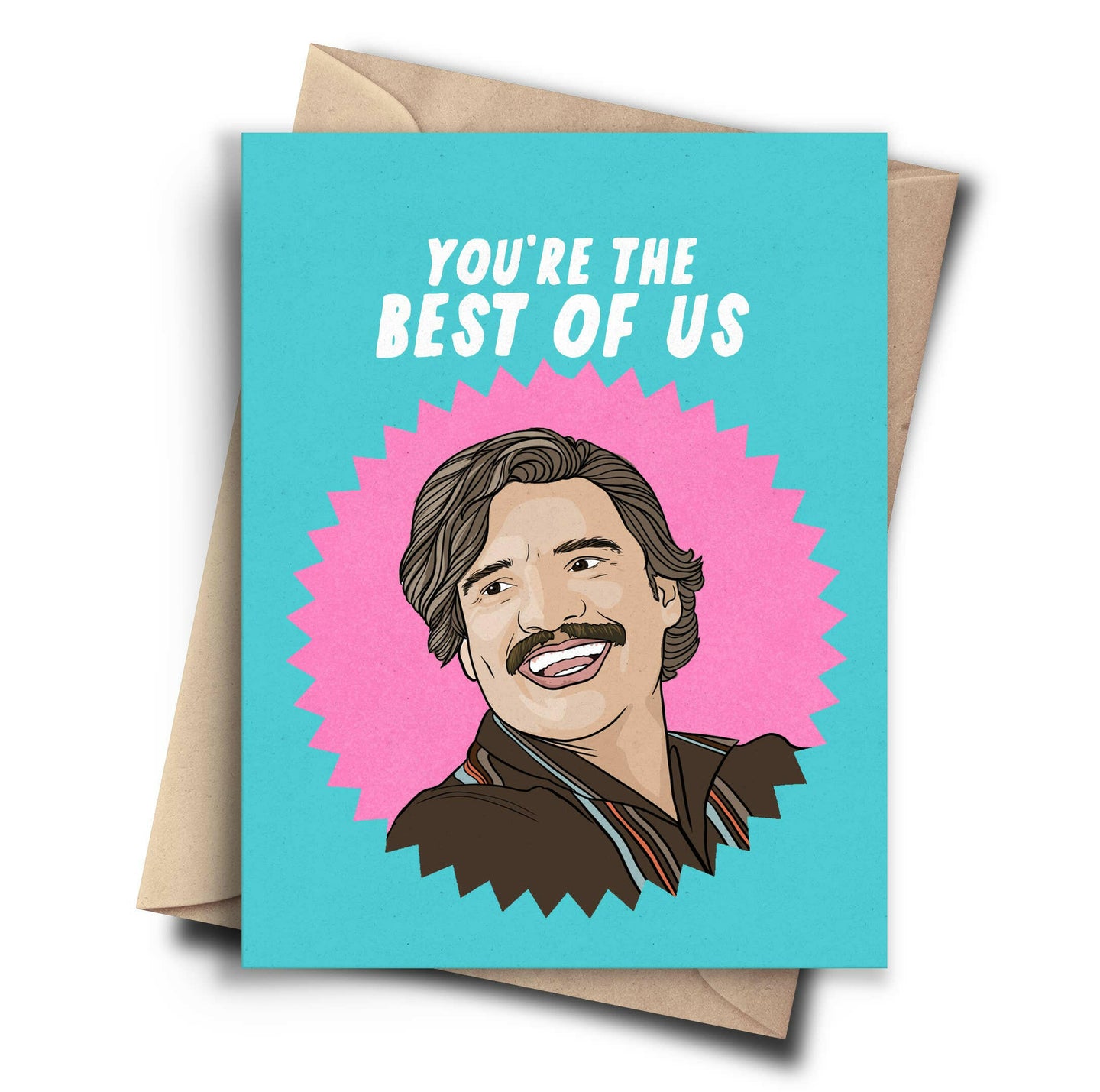 Pedro Pascal Funny Friendship Love Anniversary Card.