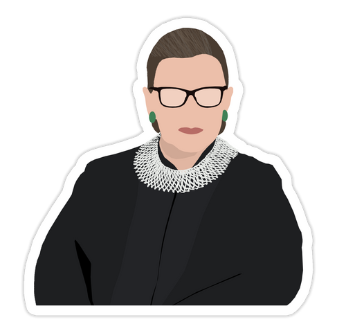 Ruth Bader Ginsburg Sticker.