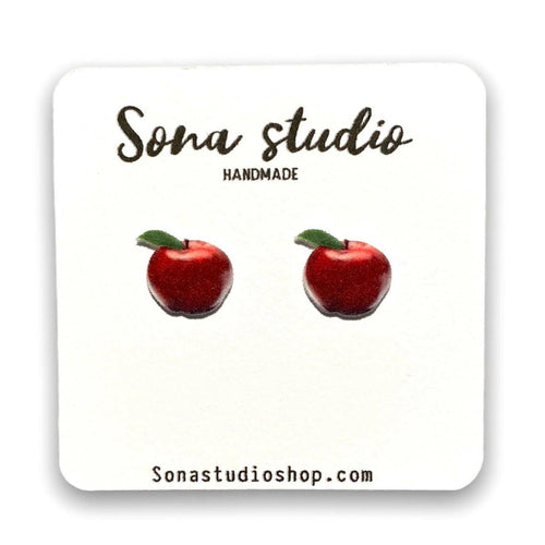 Apple Earrings.