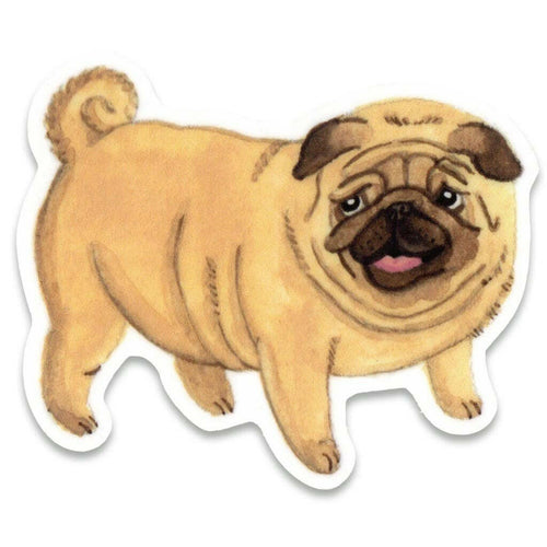 Pug Sticker.