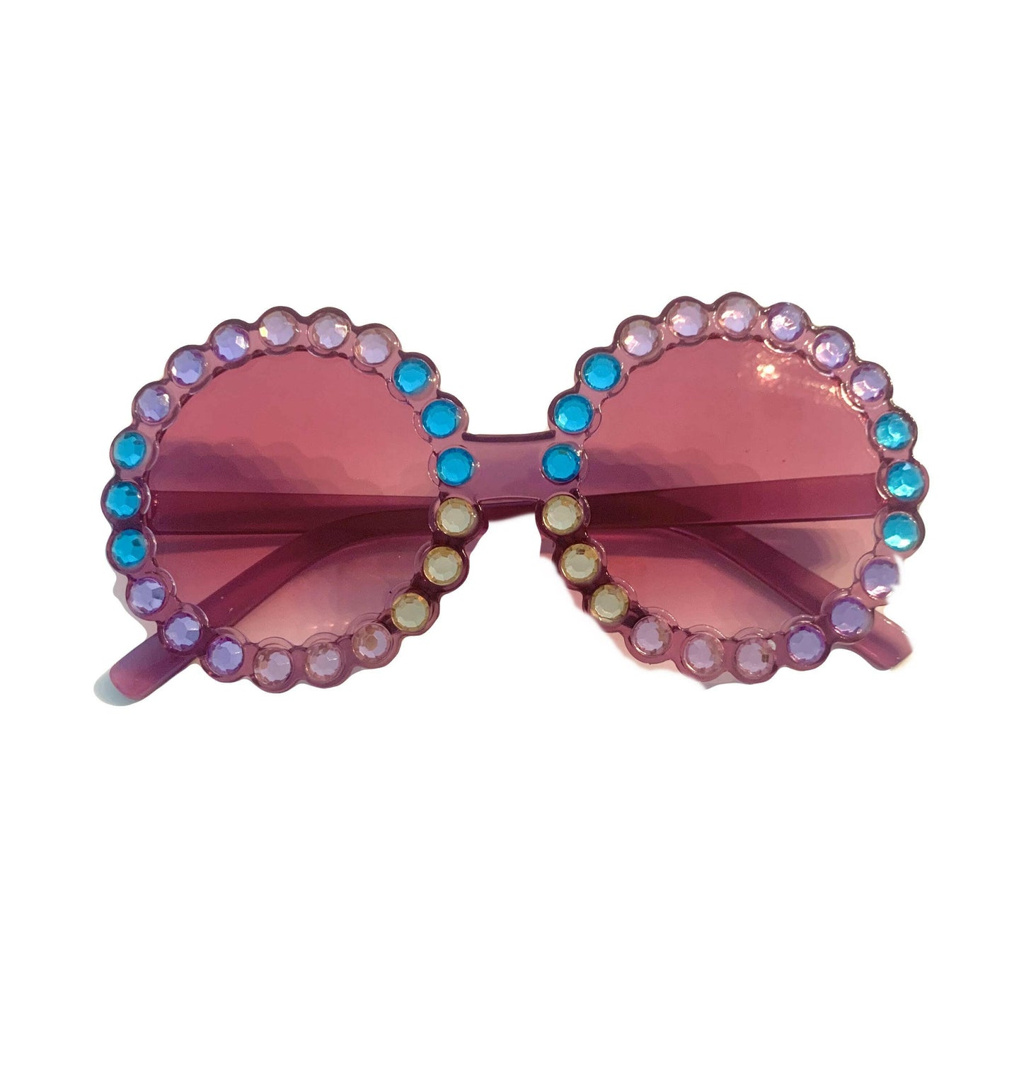 Rhinestone Sunglasses Pink.