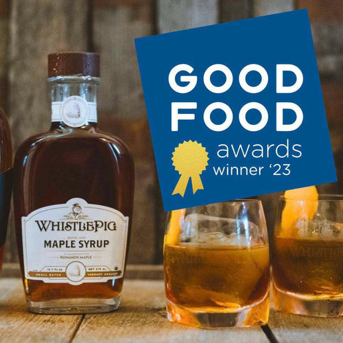 WhistlePig Rye Whiskey Barrel-Aged Maple Syrup.