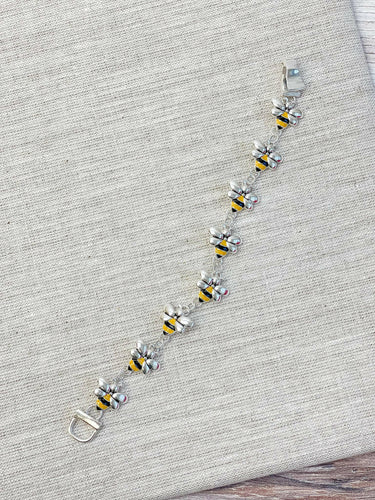 Magnetic Enamel Bracelet - Bumble Bee.