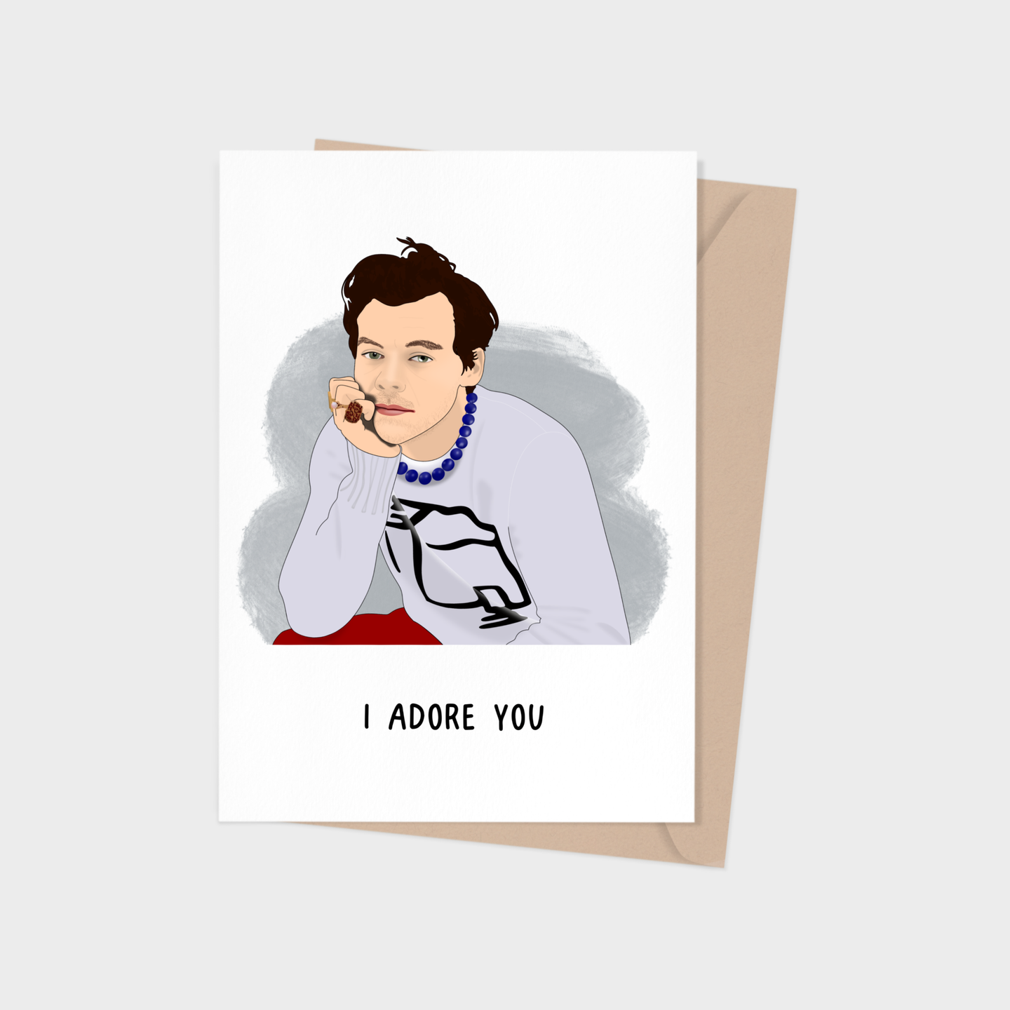 Harry Styles I Adore You Greeting Card.