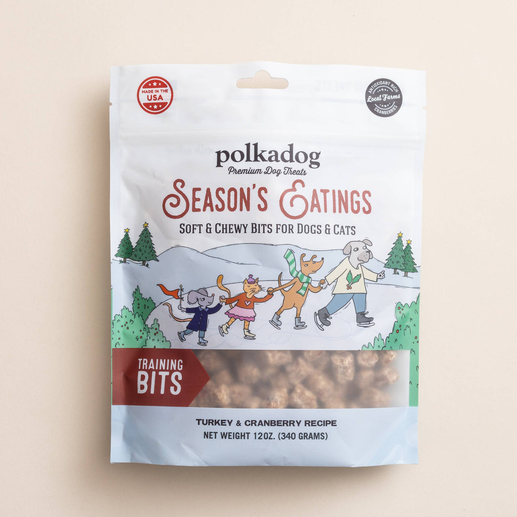 Holiday Pouch: Seasons Eatings (Turkey & Cranberry) - 12oz
