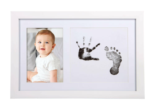 Baby’s Print Frame and Ink Kit, White.