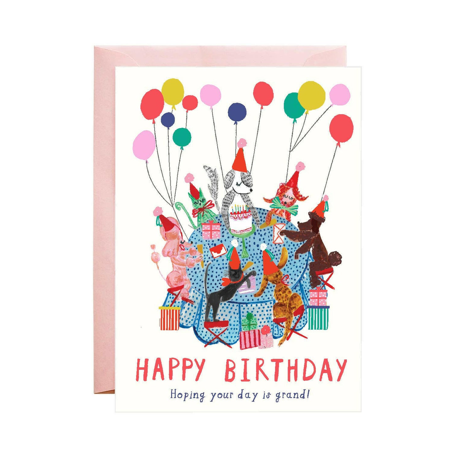 Dog Party - Greeting Card.