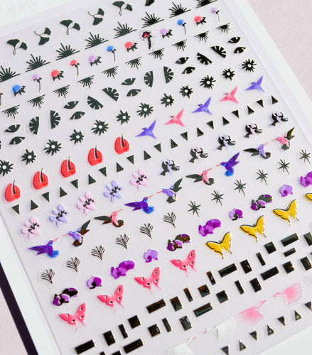 Nail Art Stickers - Bohemia.