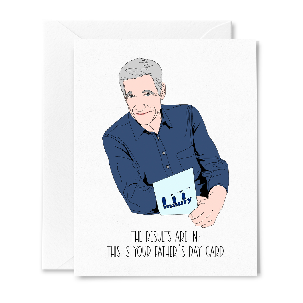 The Maury Show This Is Your Father's Day Card