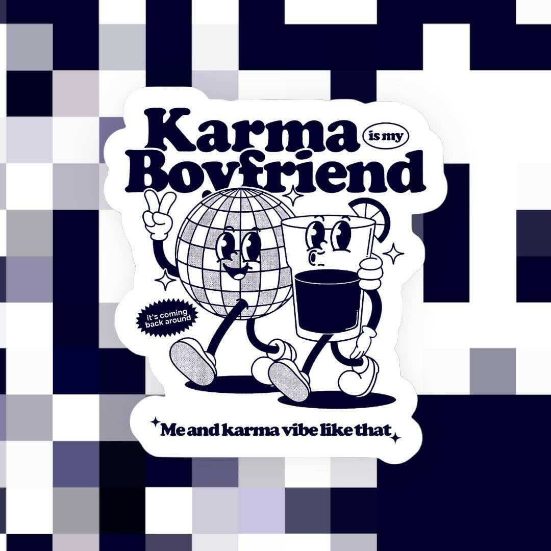 Taylor Swift Karma is My Boyfriend Sticker