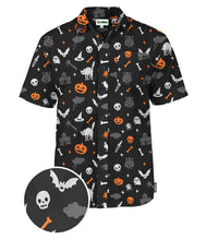 Load image into Gallery viewer, Halloween Night Button Down Shirt.
