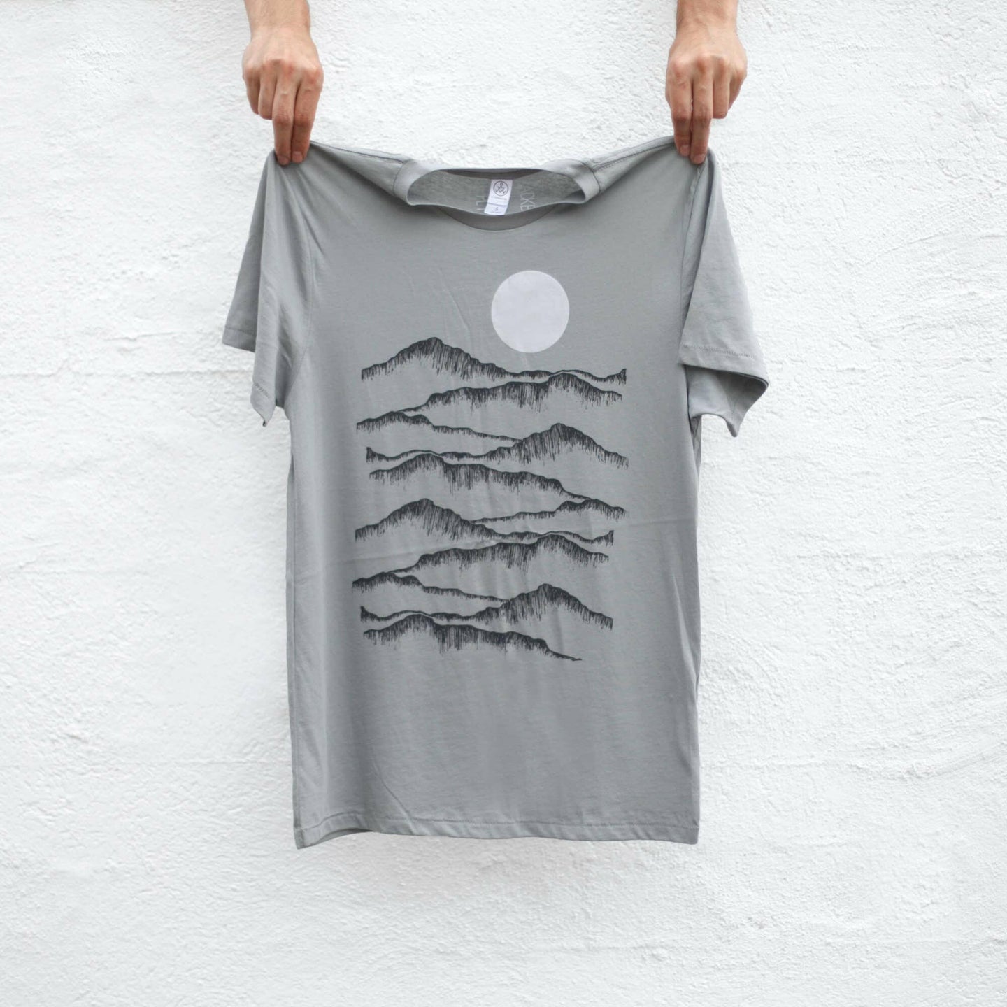 Sale! Badlands National Park Mens Organic Cotton Tee Earth Gray.