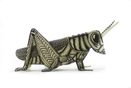 Grasshopper Paper Sculpture.