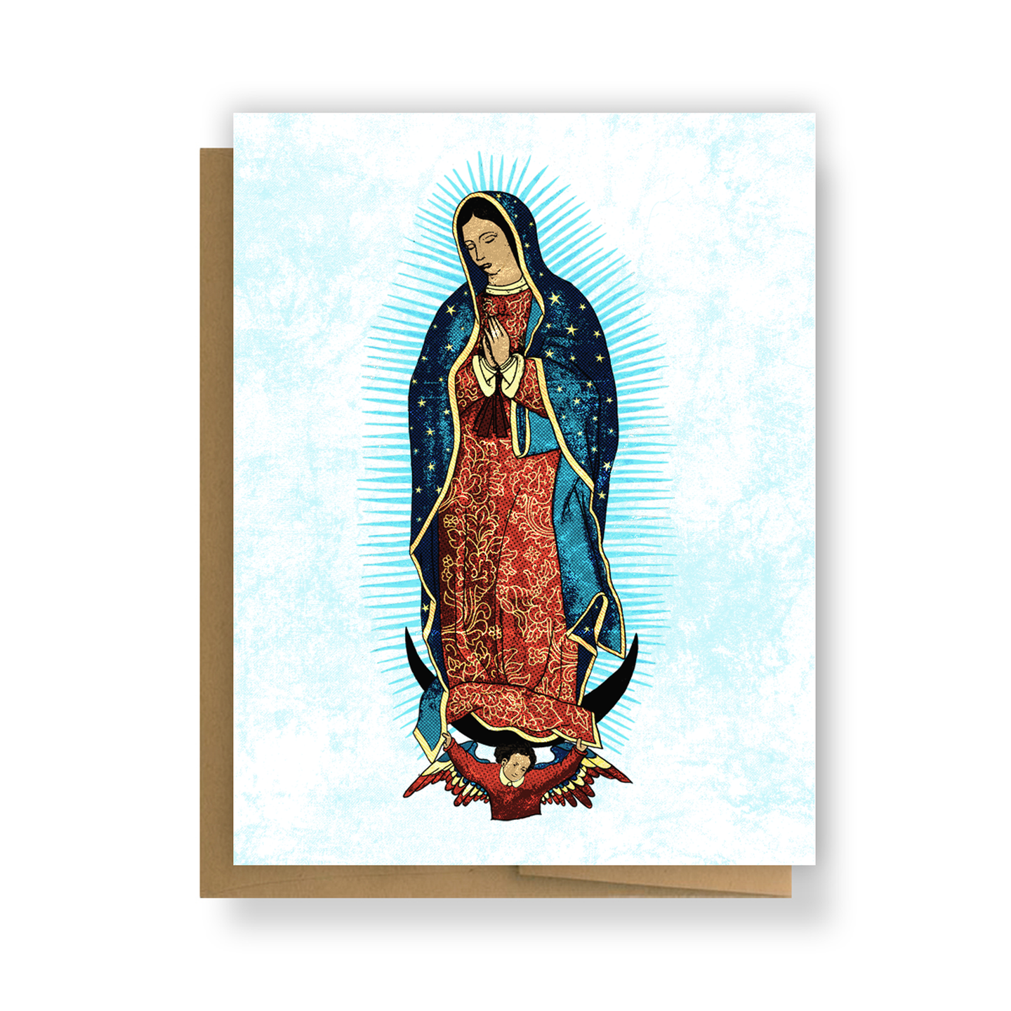 Virgen De Guadalupe Greeting Card.