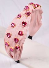 Load image into Gallery viewer, Lovestruck Jeweled Headband SHIMMER BLUSH: Default
