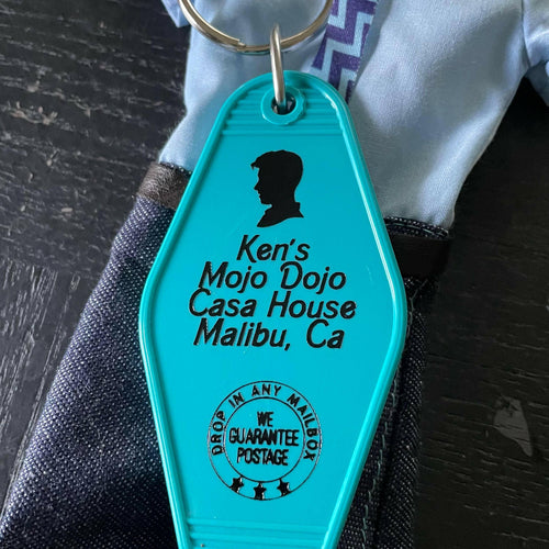 Motel Key Fob - Ken's Mojo Dojo Casa House (Barbie).